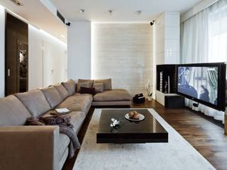 Apartament Grzybowska, Ndesign Ndesign Living room