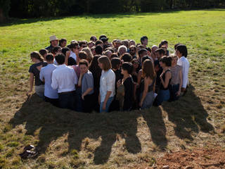 Casas  por USM Möbelbausysteme Moderno  