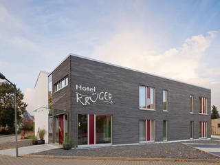 Hotel Krüger, Bartels-Architektur Bartels-Architektur Ticari alanlar