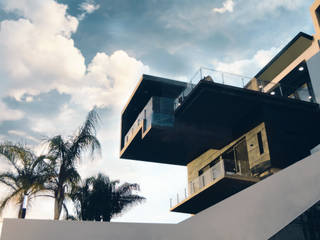 VIVIENDA VISTA REAL, Diez y Nueve Grados Arquitectos Diez y Nueve Grados Arquitectos モダンな 家