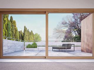 Finestre Optima , Qr legno srl Qr legno srl Puertas y ventanas de estilo minimalista