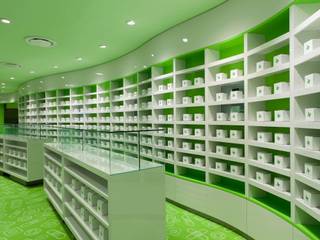 Careland Pharmacy, Sergio Mannino Studio Sergio Mannino Studio Negozi & Locali commerciali moderni