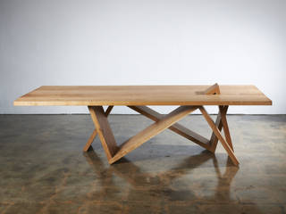 정상(頂上)에서_Mountain range Table, Y.G.Park Wood Studio [박연규 우드스튜디오] Y.G.Park Wood Studio [박연규 우드스튜디오] Modern Dining Room