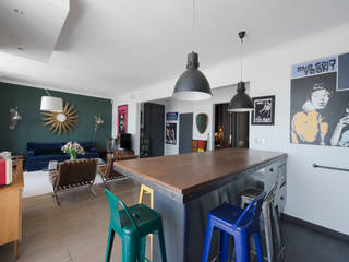 Appartement Caulaincourt Paris, Hélène de Tassigny Hélène de Tassigny Eclectic style living room