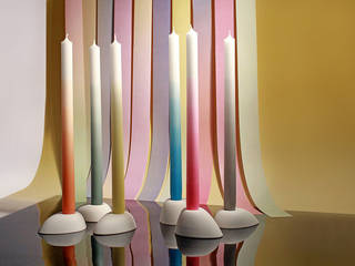 Gradient Candles, mo man tai mo man tai Modern dining room