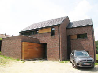 Maison passive en Hainaut, dune Architecture sprl dune Architecture sprl Moderne huizen