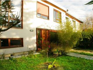 Villa "Castor"de la Butte Fleurie à Fresnes, dominique tessier et associés dominique tessier et associés Casas modernas