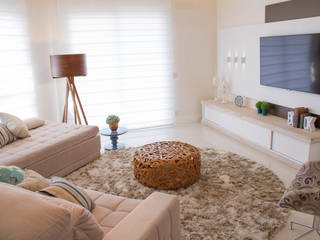 Projeto de Arquitetura de Interiores - Sala de Estar, Sarah & Dalira Sarah & Dalira Eclectic style living room