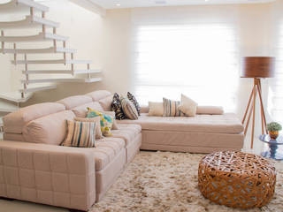Projeto de Arquitetura de Interiores - Sala de Estar, Sarah & Dalira Sarah & Dalira Eclectic style living room