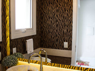 Projeto de Arquitetura de Interiores - Lavabo Sarah & Dalira Banheiros modernos