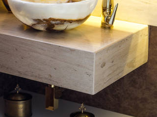 Projeto de Arquitetura de Interiores - Lavabo Sarah & Dalira Banheiros modernos