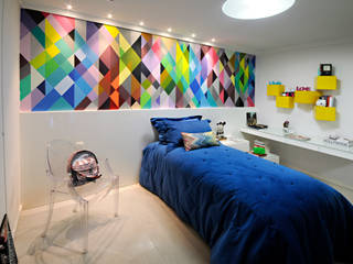 Quarto da jovem fashionista, Coutinho+Vilela Coutinho+Vilela Modern Bedroom