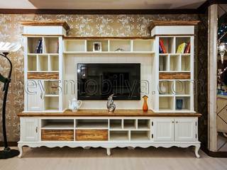 Sheerwood Countr Tv Unitesi, Akabe Mobilya San ve Tic. Ltd. Şti Akabe Mobilya San ve Tic. Ltd. Şti Rustic style living room