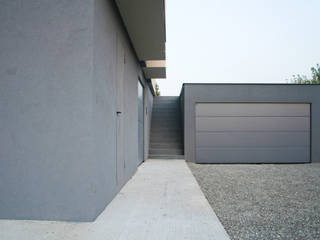 Modern garage/shed by NAT OFFICE - christian gasparini architect Modern