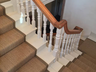 Stairway Projects, Sisal & Seagrass Sisal & Seagrass ทางเดินสไตล์คลาสสิกห้องโถงและบันได