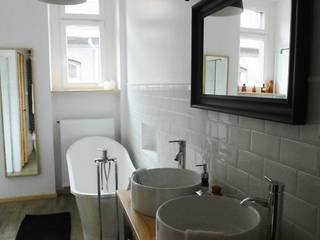 Łazienka retro, NaNovo NaNovo Scandinavian style bathroom