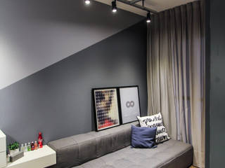 Apartamento Alto do Ipiranga, SP Estudio SP Estudio 现代客厅設計點子、靈感 & 圖片