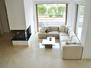 Family House, Lucia D'Amato Architect Lucia D'Amato Architect Modern living room