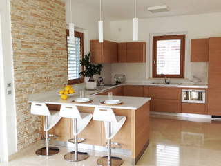 Family House, Lucia D'Amato Architect Lucia D'Amato Architect Modern kitchen