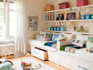 Ideas útiles para amueblar una habitación infantil compartida, MRN MRN Scandinavian style bedroom