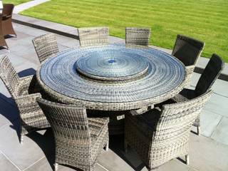 Hand Woven Rattan Garden Furniture, Garden Furniture Centre Garden Furniture Centre Jardines de estilo moderno