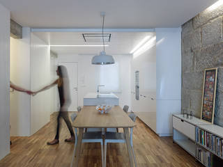 Piso Vilas, Castroferro Arquitectos Castroferro Arquitectos Moderne eetkamers