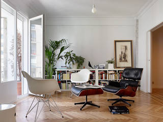 Piso en Vigo, Castroferro Arquitectos Castroferro Arquitectos Livings modernos: Ideas, imágenes y decoración