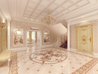 Особняк город Тобольск., Tutto design Tutto design Couloir, entrée, escaliers classiques