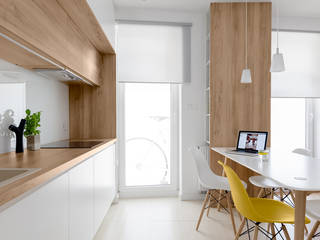 Mieszkanie MiM, 081 architekci 081 architekci Minimalist kitchen