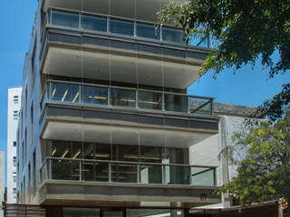 Edifício Lopes Quintas, Gisele Taranto Arquitetura Gisele Taranto Arquitetura Gewerbeflächen Bürogebäude