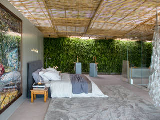 Loft Tropical - Casa Cor 2014, Gisele Taranto Arquitetura Gisele Taranto Arquitetura Modern Bedroom
