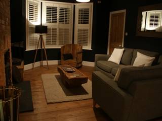 Open Plan Living - New South Coast Extension Rustic style living room by BluBambu Living Rustic