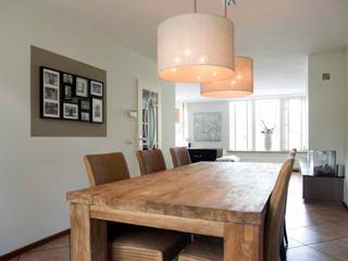 Moderne haard in bestaande woning, Hemels Wonen interieuradvies Hemels Wonen interieuradvies Dining room