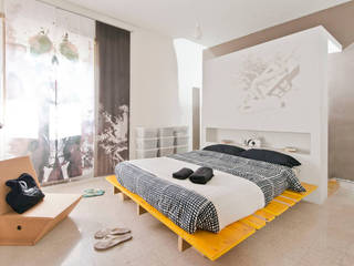 Bed and Breakfast | Home gallery, Roma, Spaghetticreative Spaghetticreative Phòng ngủ phong cách tối giản