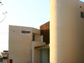中津O邸 Nakatsu O house, 一級建築士事務所たかせａｏ 一級建築士事務所たかせａｏ Casas de estilo moderno Blanco