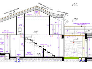 Rénovation et extension d'une Maison à Marsat 63200, AGENCE D'ARCHI. PASCALINE JUSTE AGENCE D'ARCHI. PASCALINE JUSTE