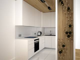 Projekt małej kuchni , OES architekci OES architekci Minimalist kitchen