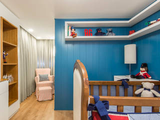 Quarto de Bebe Arthur Germano, MJArquitetura MJArquitetura Quarto infantil clássico