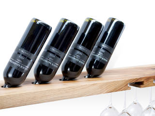 TU LAS | wooden wine rack | model B, TU LAS TU LAS Minimalist dining room