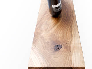 TU LAS | wooden wine rack | model B, TU LAS TU LAS Sala da pranzo minimalista