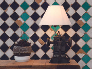 Tiles 'Digitally Printed' Wallpaper Collection, Paper Moon Paper Moon Paredes y pisosPapel tapiz