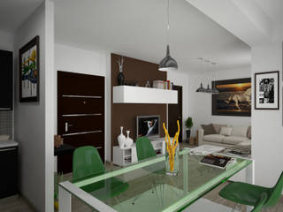 Design & Render livingroom – arredamento S.Agata Militello (ME) , Santoro Design Render Santoro Design Render Kitchen