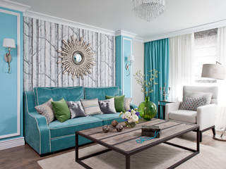 Salas de estar escandinavas por МАРИНА ПОКЛОНЦЕВА Escandinavo