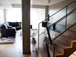 Vivienda Unifamiliar, estudio RILAIN estudio RILAIN Pasillos, vestíbulos y escaleras modernos