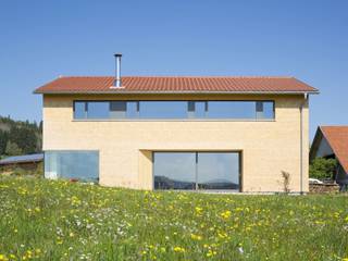 Haus Hiemer, architektur + raum architektur + raum Casas de madeira