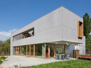 passiefwoning te Blanden, hasa architecten bvba hasa architecten bvba Modern Evler