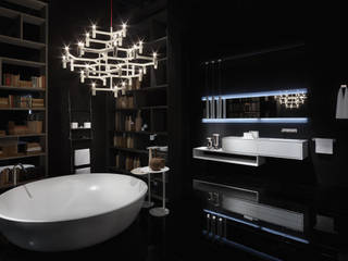 K.One, collezione arredo bagno, versione in Corian, Ri.fra mobili s.r.l. Ri.fra mobili s.r.l. Modern style bathrooms