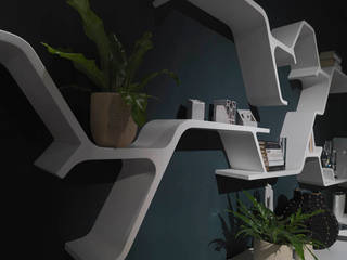 SINAPSI Shelves, CASAMANIA HORM FACTORY OUTLET CASAMANIA HORM FACTORY OUTLET Salas de estar modernas