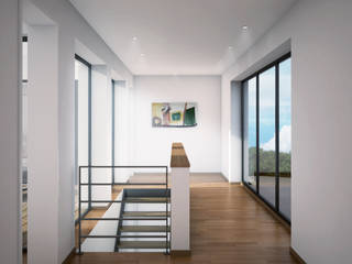 Wohnhaus W, RTW Architekten RTW Architekten Modern corridor, hallway & stairs