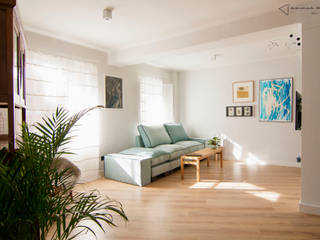 La reforma new-vintage de Gonzalo y Eva, Emmme Studio Interiorismo Emmme Studio Interiorismo Living room